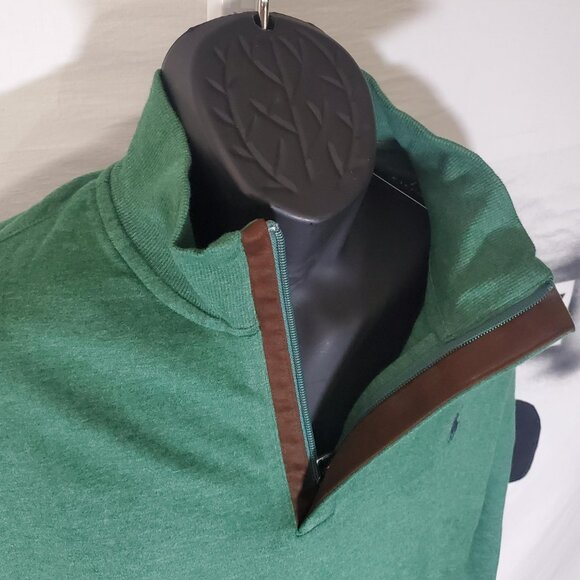 POLO Ralph Lauren Luxury Quarter Zip Cotton Pullover NWT sz XL - Picture 7 of 16